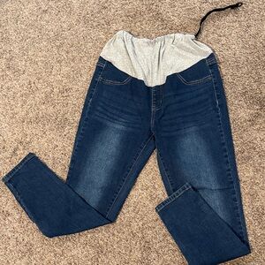 SHEIN Maternity Dark Blue Jeans